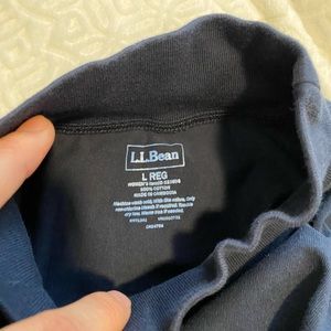 LL Bean Navy Turtle Neck